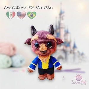 Beast amigurumi PDF pattern