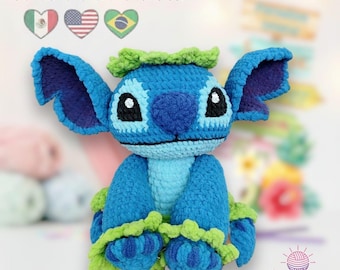 stitch with outfits amigurumi PDF crochet pattern