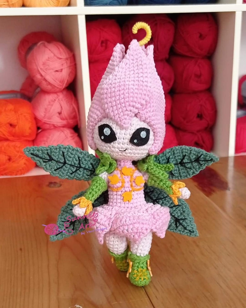 Lillymon (digimon) Chibi Amigurumi Crochet PDF Pattern - Etsy