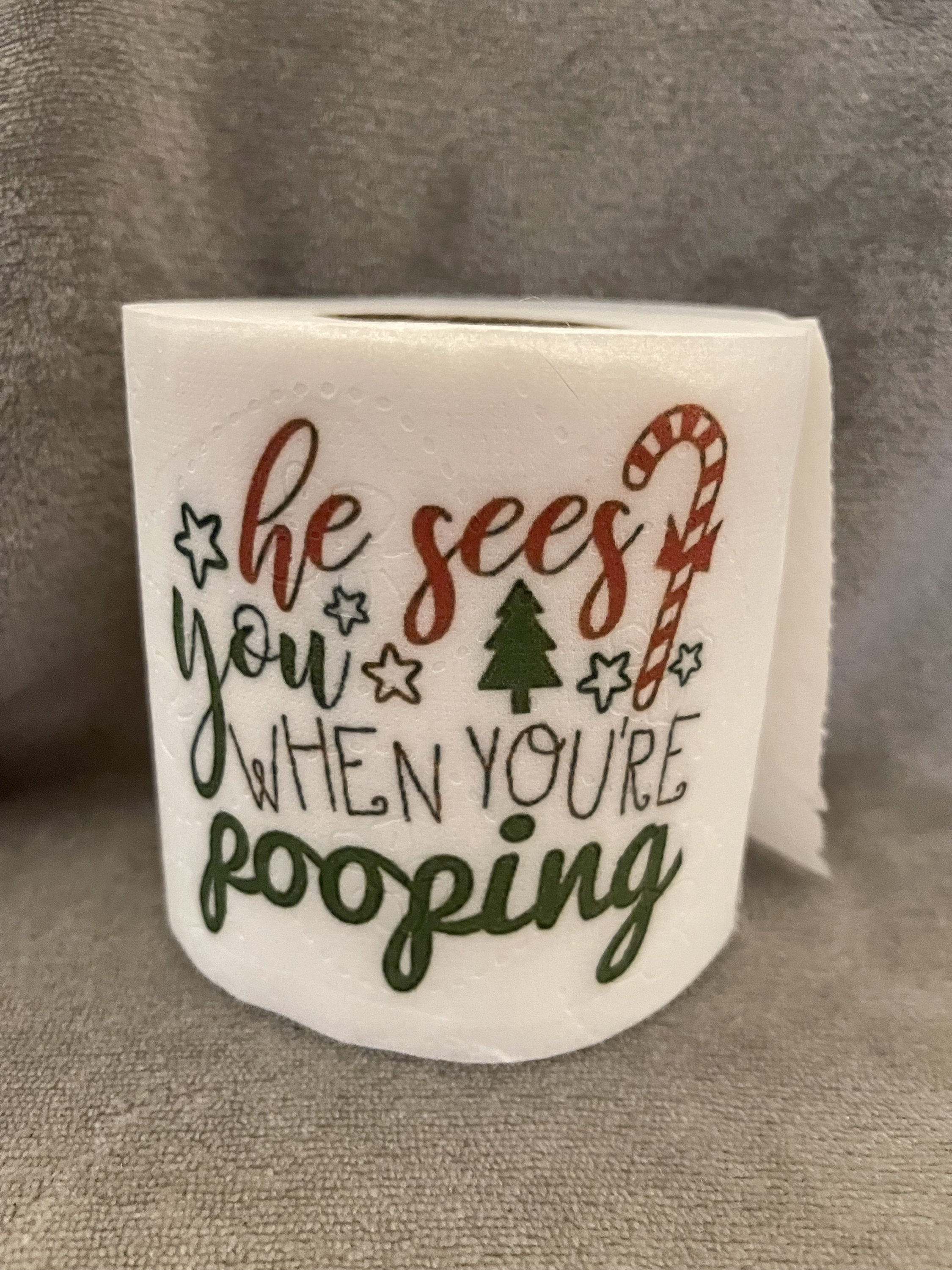 Holiday Toilet Paper Etsy