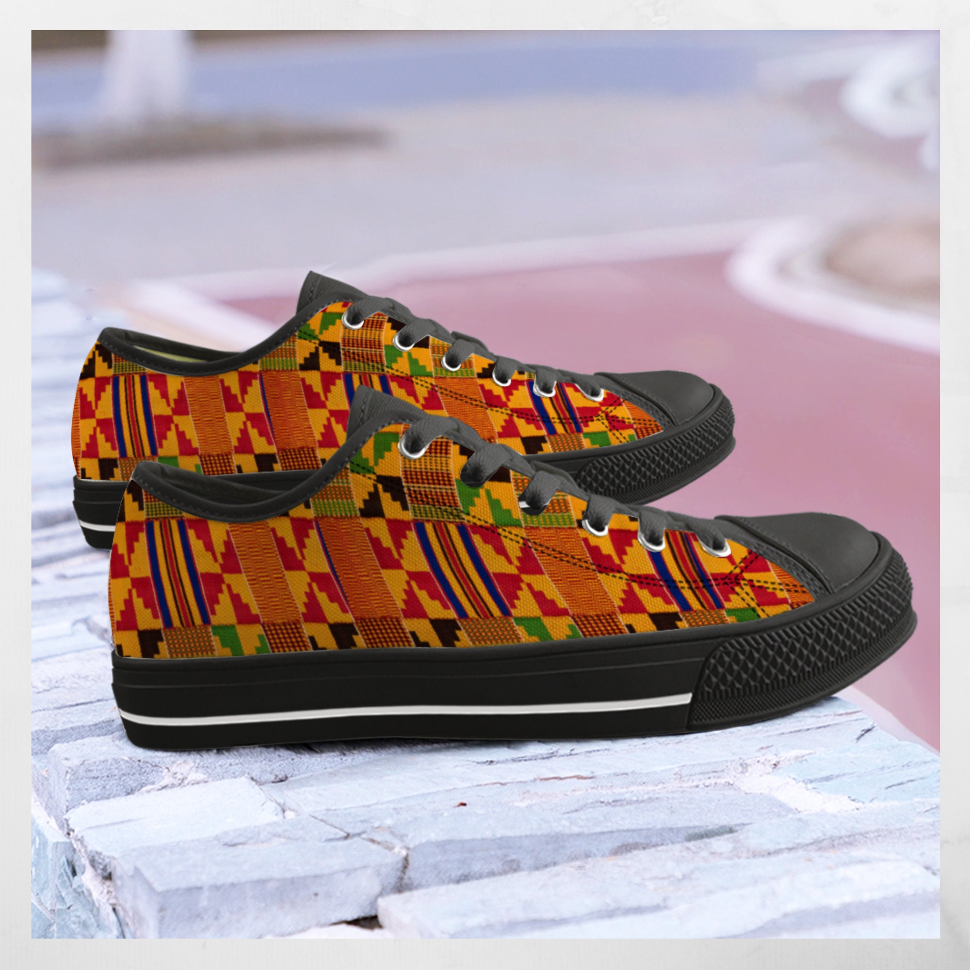 Converse african print deals
