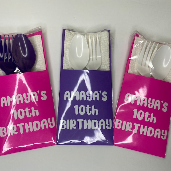 Customized Utensil Holder | Cutlery Pouch | Sneaker party