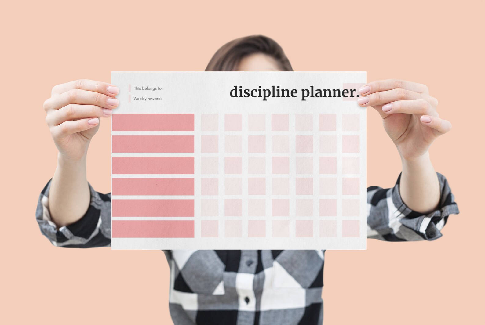 DISCIPLINE Chore Chart A4 Monthly Weekly Planner Printable Etsy