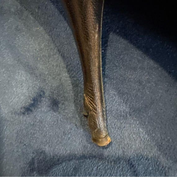 1990s Miu Miu Black High Heels. Size 41 - image 10