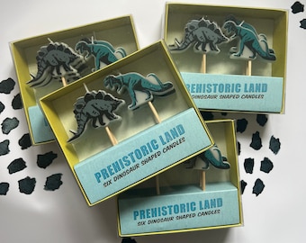 Nieuwigheidskaarsen dinosaurusthema - Dino-thema verjaardagsfeestje - Taartdecoratie, kinderfeest, realistische dinosauruskaarsen, leuk feestdecor