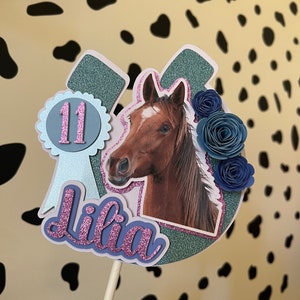 Horse Cake Toppers - Equestrian Party | Horse Birthday Party | Horse Riding Lover Decorations