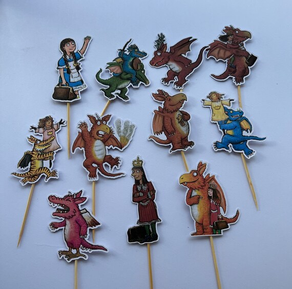 Zog Theme Cupcake/cake Toppers Birthday Decorations Baby Etsy UK