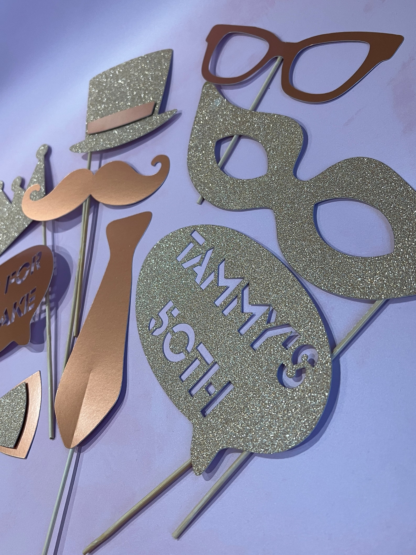 Personalised Photo Booth Props Pack | DIY Photo Booth | Birthday, Baby