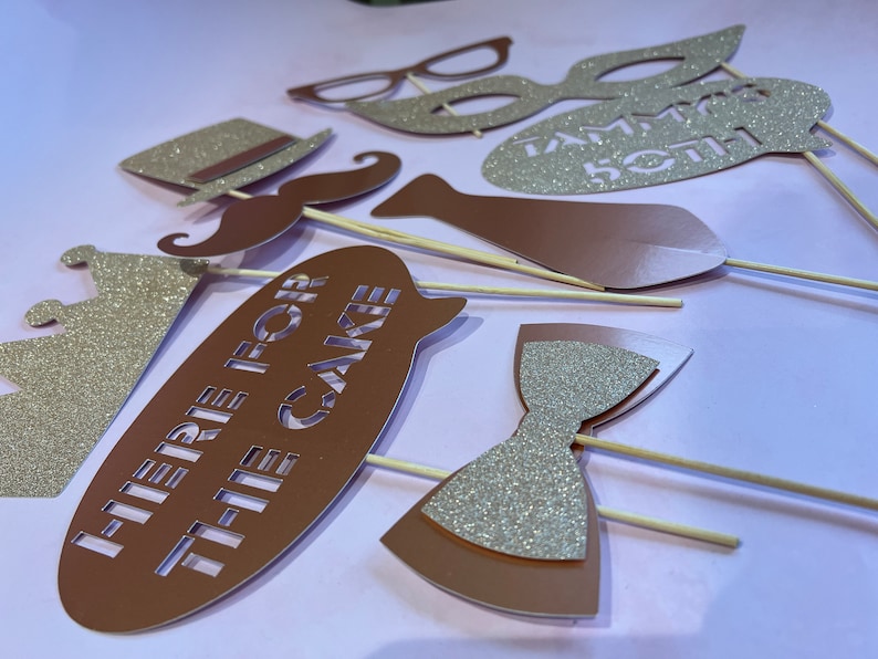 Personalised Photo Booth Props Pack | DIY Photo Booth | Birthday, Baby ...