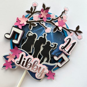 Greek Party Theme Birthday Cake Topper - Personalised Birthday Party Decor | Abba Birthday Party | Cake Decoration, Mum Grandma Mamma