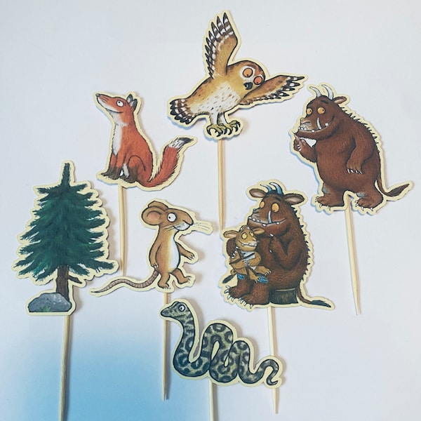Gruffalo Cake Topper Etsy UK gruffalo-cake-topper-etsy-uk