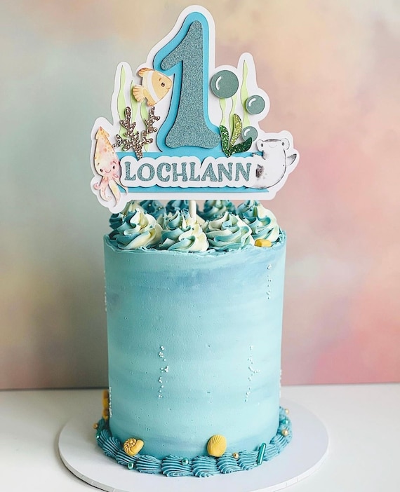 Under the Sea/ocean Party Theme Cake Topper Birthday Party Children's  Birthday Personalised -  Canada