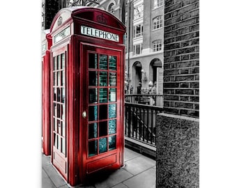赤い電話ボックス - ロンドン、イングランド、イギリス
