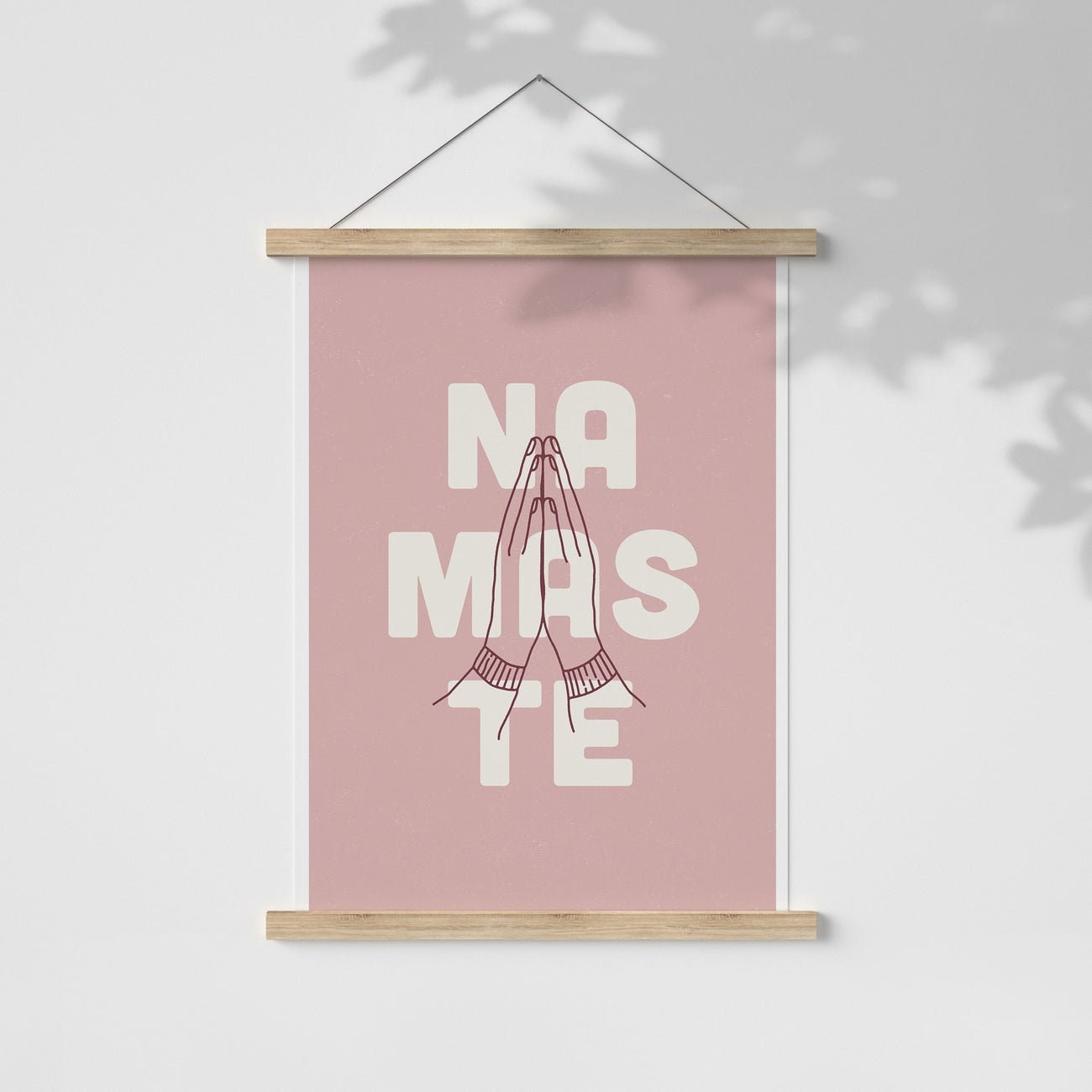 Namaste Eco-Friendly Yoga Zen Print