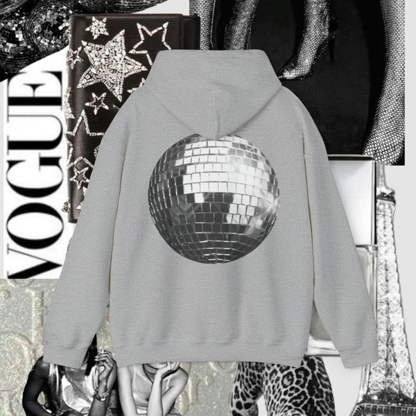 Disco ball hoodie, hoodie, unisex hoodie, aesthetic hoodies, trendy hoodie