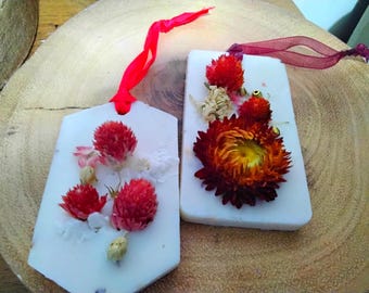 Scented Soy Wax Sachet: Dried Flowers Wardrobe Freshener