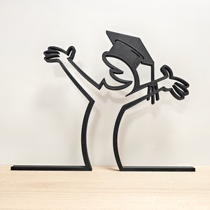 La Linea Figur | " Bachelor Bachelorette" | große Farbauswahl | bis 40cm | Wall Art Wandkunst | Ergänzungen | Geschenk Studium Student UNI