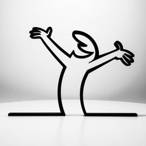 Figurine La Linea – La Porte-Bonheur – Taille personnalisée jusqu'à 40 cm – Cadeau personnalisé