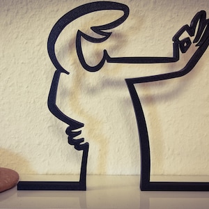 La Linea Figur | "Exzellent!" | große Farbauswahl | bis 40cm | Wall Art Wandkunst | Strichmännchen | Ergänzungen | Geschenk