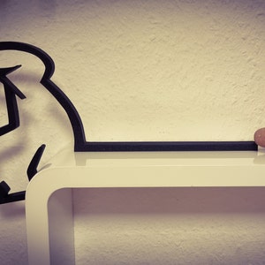 La Linea Figur | "sitzt so da" | große Farbauswahl | bis 40cm | Wall Art Wandkunst | Strichmännchen | Ergänzungen | Geschenk