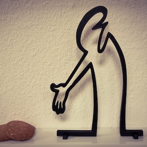 La Linea Figur | "Schimpft XXL" | große Farbauswahl | bis 40cm | Wall Art Wandkunst | Strichmännchen | Ergänzungen | Geschenk