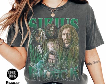 Sirius Black Unisex Tee,Fan Gift, Azkaban Prisoner Top, Wizard Clothing, Magic Movie Apparel FD