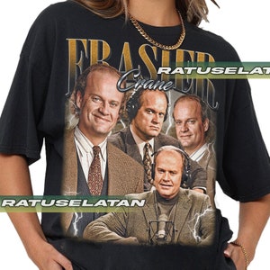 Frasier Crane Classic TV Comedy Shirt, Pop Culture Gift, Comfort Colors Shirt