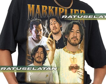 Markiplier YouTube Star Fan Art Tee,Gamer Merch Gift Idea ,Funny Internet Shirt