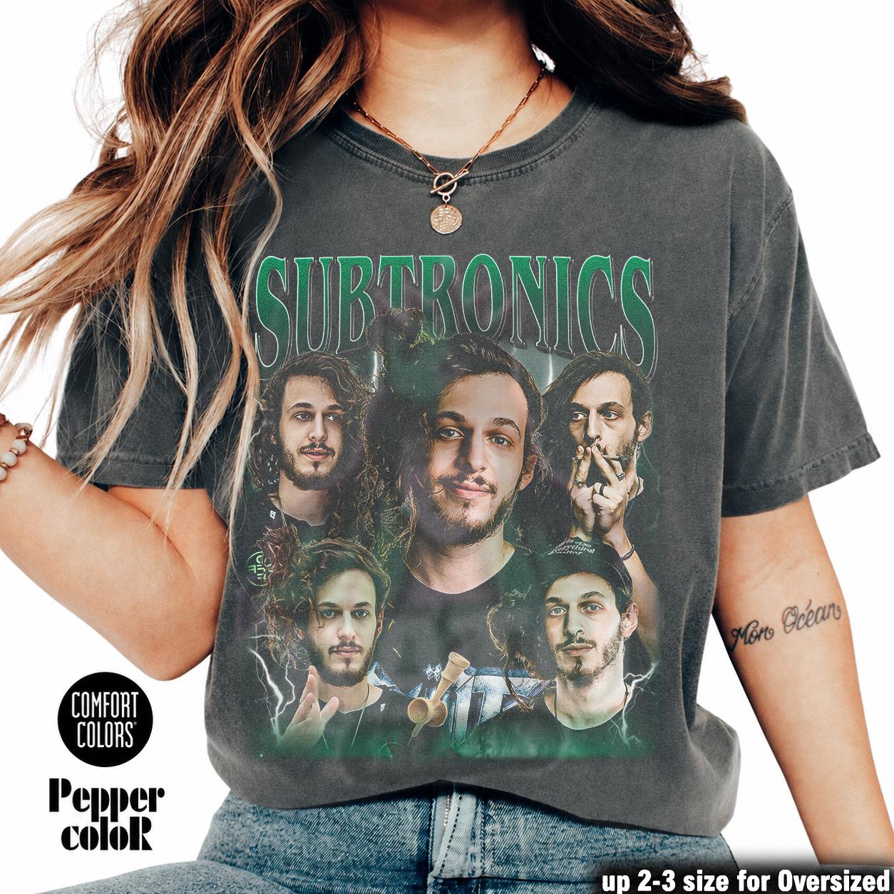Subtronics EDM Basshead シャツ、Subtronics トリビュート Tシャツ 