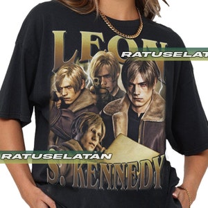 Leon Kennedy Resident Evil Shirt, Survival Horror Fan Art Tee, Comfort Colors Unisex