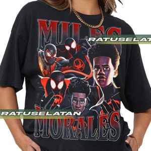 Miles Morales Across the Spider-Verse Shirt, Urban Hero Style, Comfort Colors Shirt