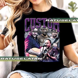 Passen Sie Ihr Design-Shirt an, personalisiertes grafisches T-Shirt, fügen Sie Ihren Text oder eine Idee hinzu, Komfort-Farben-T-Stück LD