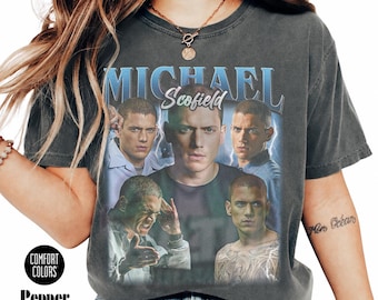 Michael Scofield Prison Break Inspired Shirt, Smart Hero Design, Comfort Colors Unisex FD
