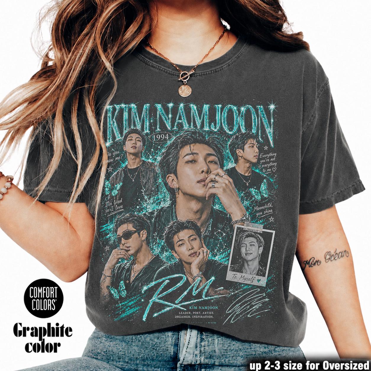 BTS RM TシャツLサイズ他コレクション Rm Bts Shirt - Etsy