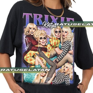 Trixie and Katya – Drag Queen Comedy Duo Tee – UNHhhh & RuPaul’s Drag Race Stars Graphic Shirt – LGBTQ+ Merch – Gift for Fan T-Shirt