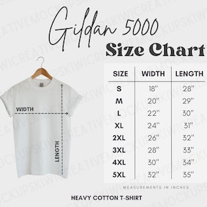 the size chart for a t - shirt with measurements