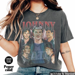 Camiseta de Johnny Castle "Nadie arrincona a un bebé", con frase de Dirty Dancing, colores cómodos, unisex, FD