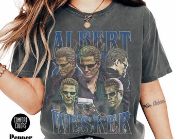 アルバート・ウェスカー バイオハザード ユニセックス Tシャツ