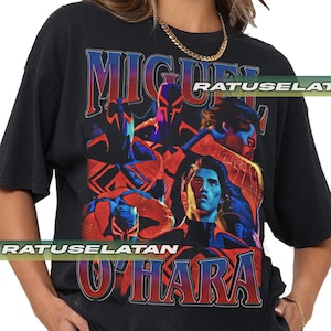 Miguel O Haraa Spiderverse Tribute Shirt, Futuristic Comic Tee, Comfort Colors Unisex