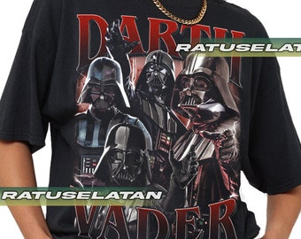 Darth Vader Star Wars Villain Tee, Galactic Empire Fan Art, Comfort Colors Unisex