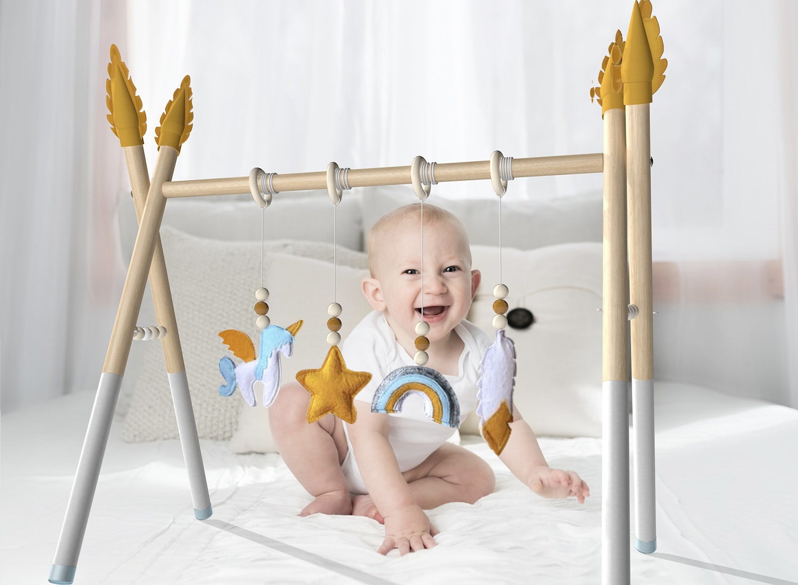 Baby Play Gym Baby Activity Gym Newborn and Baby Shower Etsy