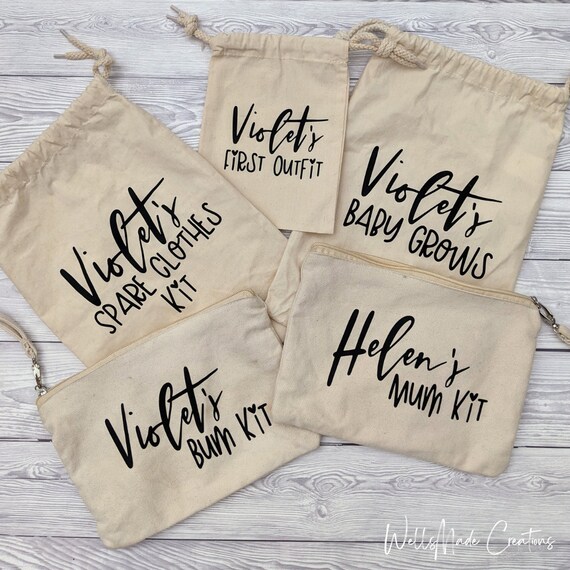 Personalised Hospital Bag Nappy Bag Baby Organisation Bags Etsy UK