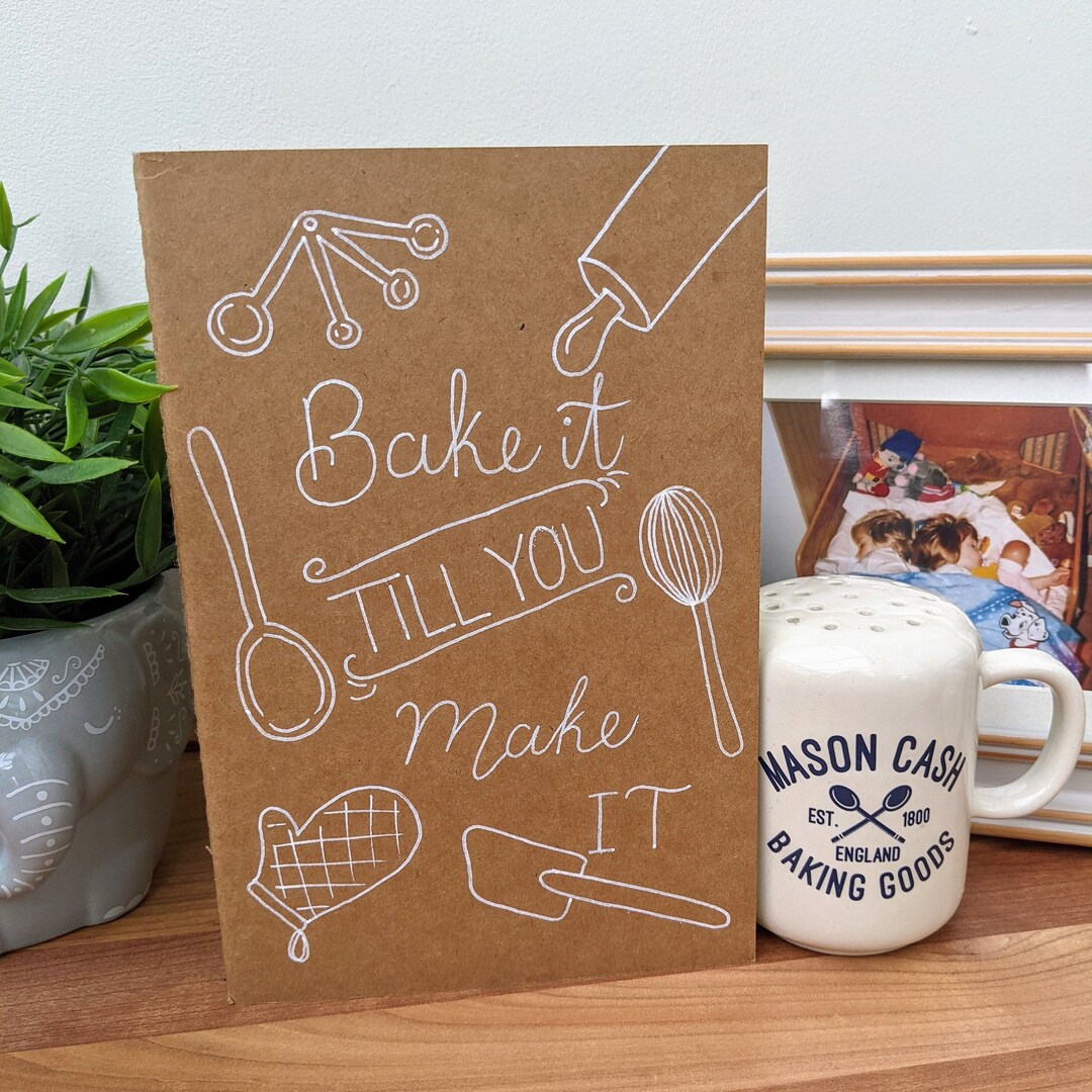 Baking Book Recipe Book Baking Journal Family Recipe Book Etsy UK