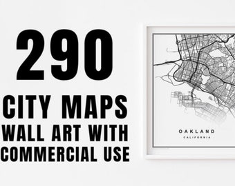 290 Printable City Maps!