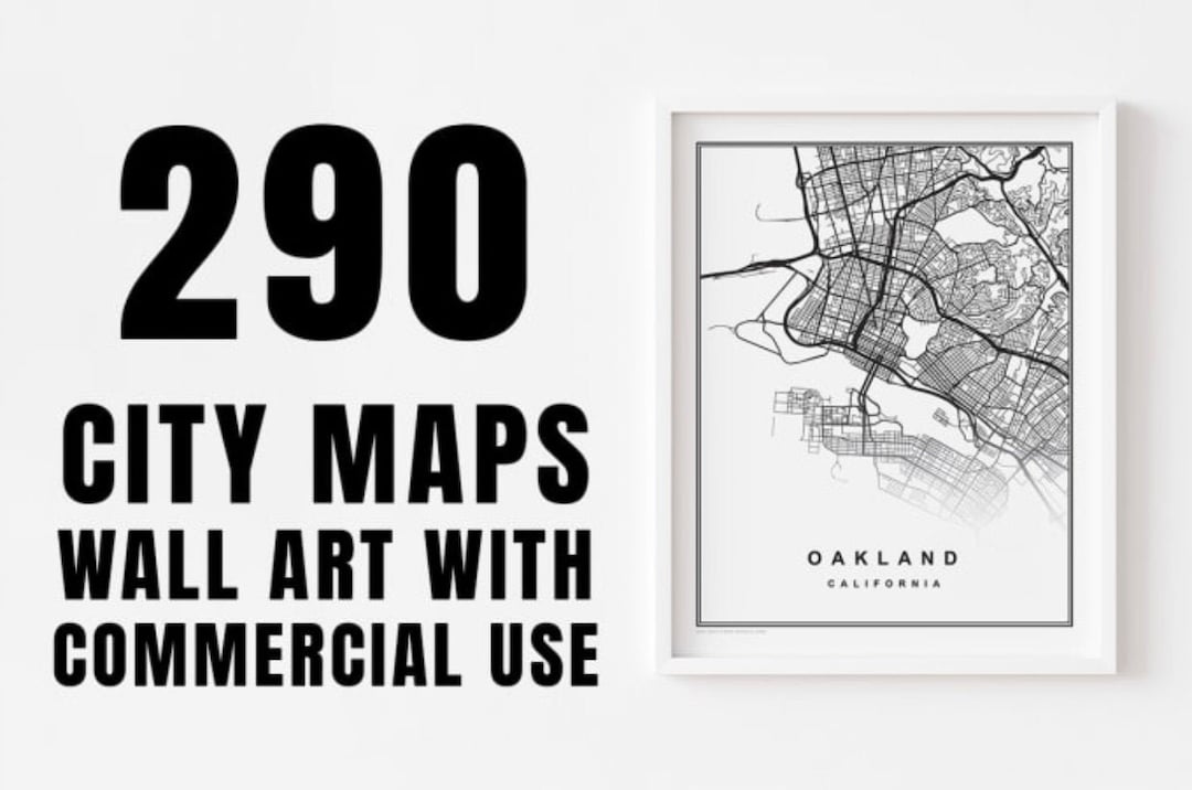 290 Printable City Maps! Etsy