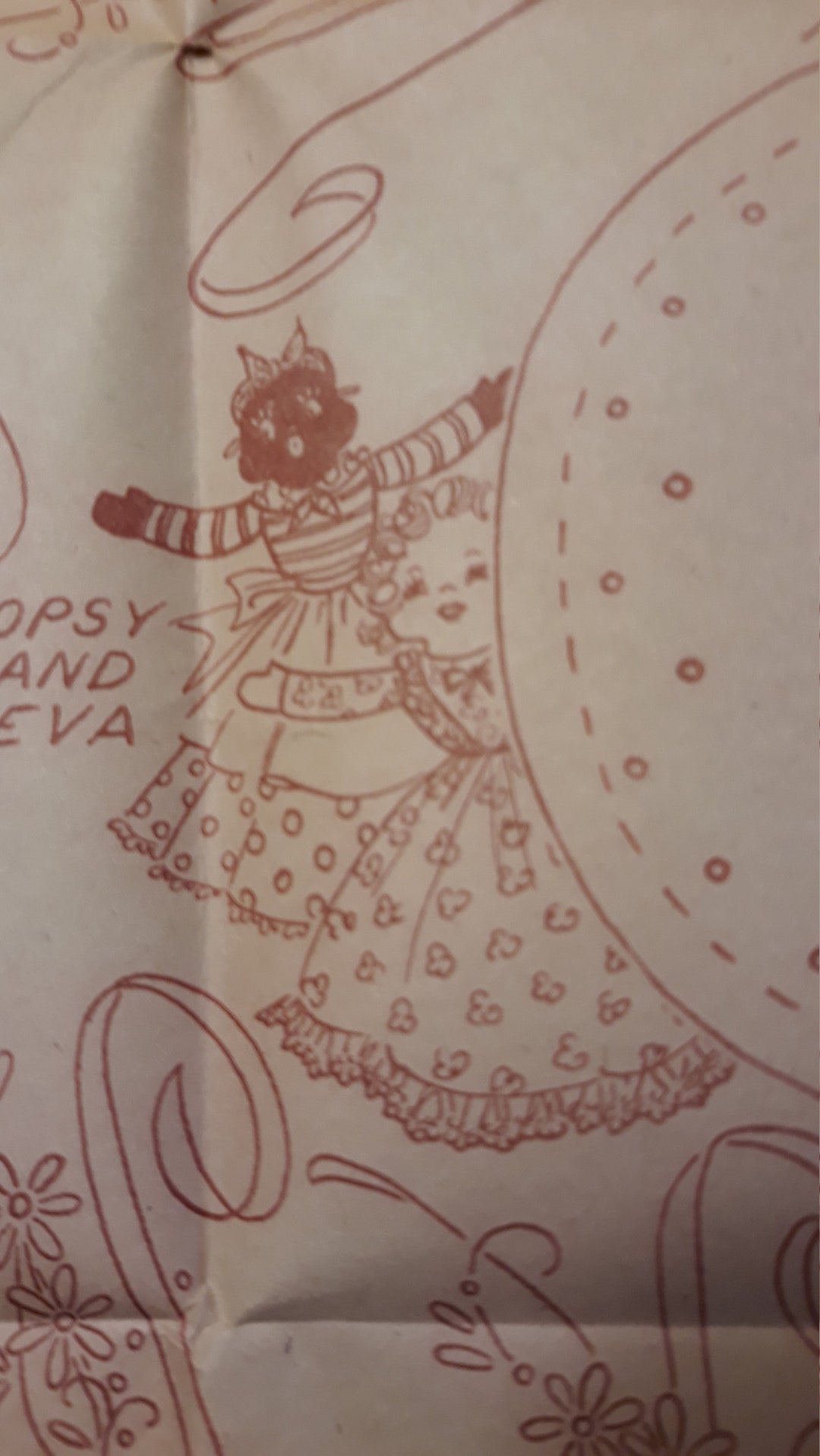 Topsy and Eva Vintage Transfer Sheet 20 22 Etsy