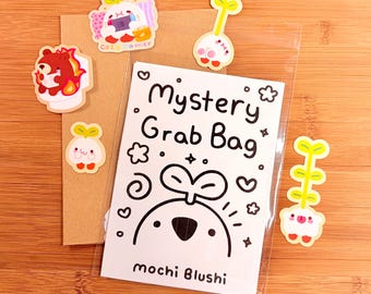 Mystery Grab Bags! Prints, Sticker Sheets, Stickers, and Bookmarks!