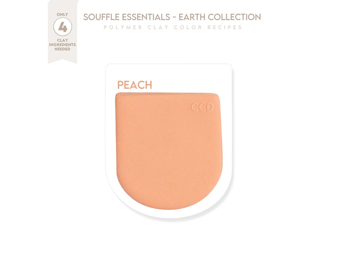 Polymer Clay Color Recipe - Peach Color Earth Collection - Sculpey ...