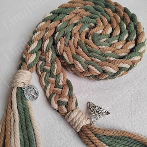 Personalized Handfasting Cord,Celtic Knot Wedding Cord,Pagan Ceremony Handfast,Hand fasting