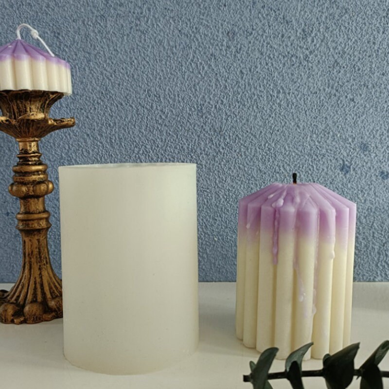 Handmade Taper Candle Mold for DIY Twist Candles Unique Double Twisted  Candle Acrylic Mould DIY Bendy Candles Making for Modern Home Decor 